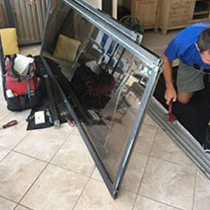 sliding glass door frame repair Valinda